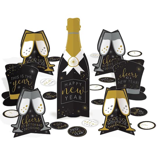 New Year&#x27;s Cheers Tabletop Decorating Kit